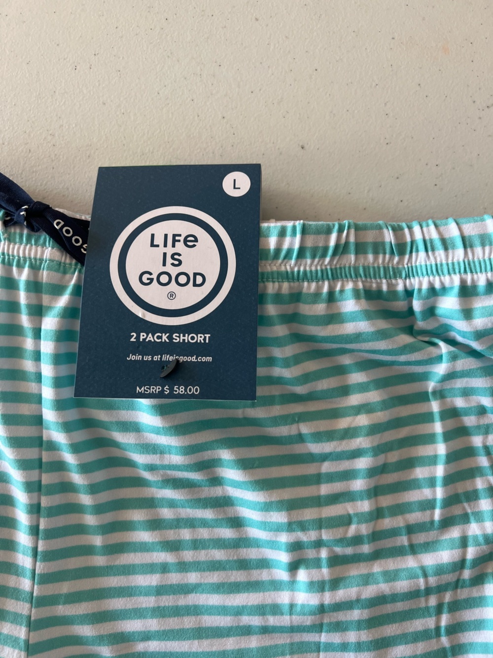 Life Is Good Women’s 2 Pack Sleep Shorts Large Loungewear Soft Drawstring - Picture 10 of 12